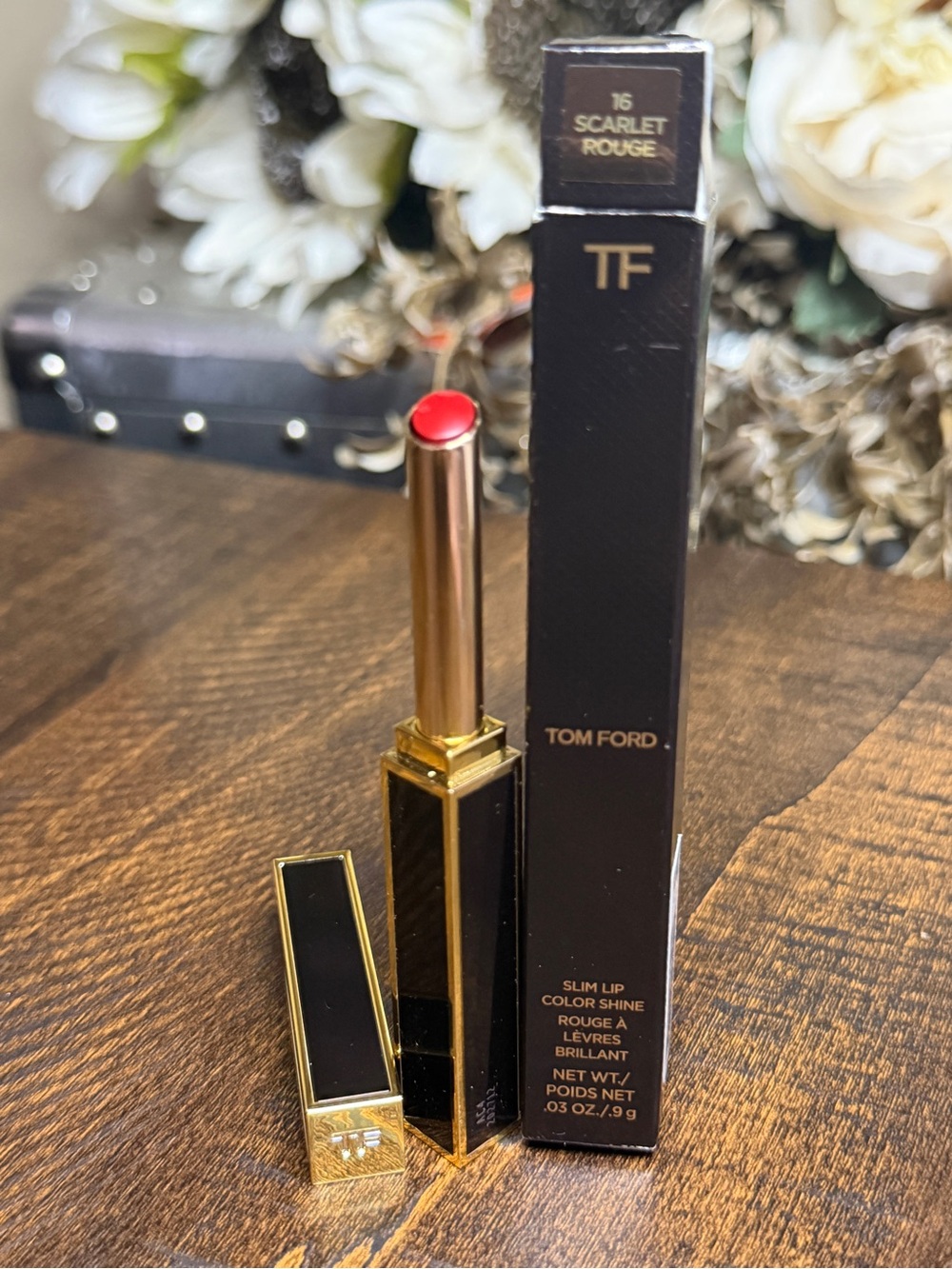 16 Scarlet Rouge-Tom Ford Slim Shine Lipstick